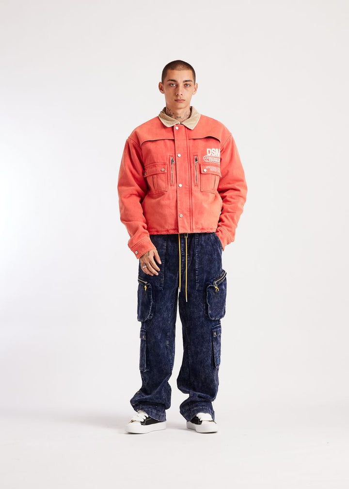 Diet Starts Monday Construction Hopkins Jacket - Washed Red