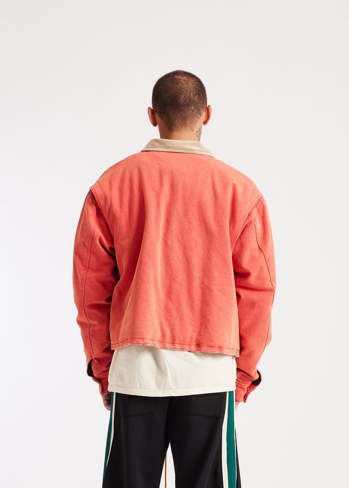 Diet Starts Monday Construction Hopkins Jacket - Washed Red/Pink