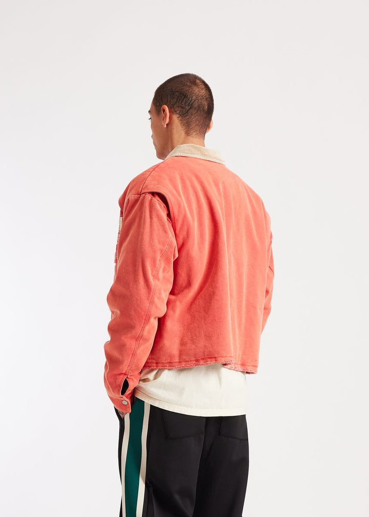 Diet Starts Monday Construction Hopkins Jacket - Washed Red/Pink