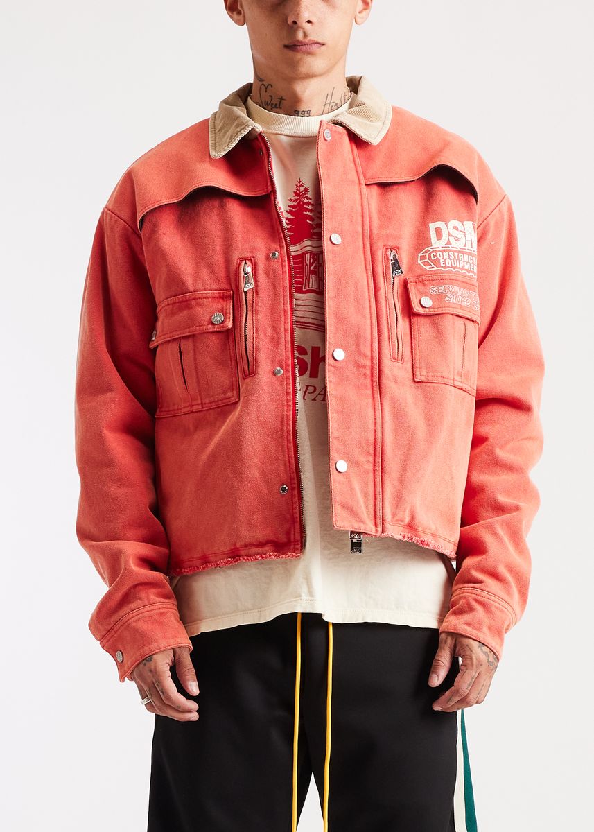 Diet Starts Monday Construction Hopkins Jacket - Washed Red
