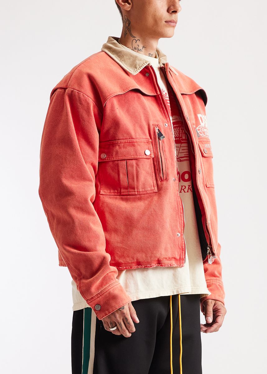 Diet Starts Monday Construction Hopkins Jacket - Washed Red