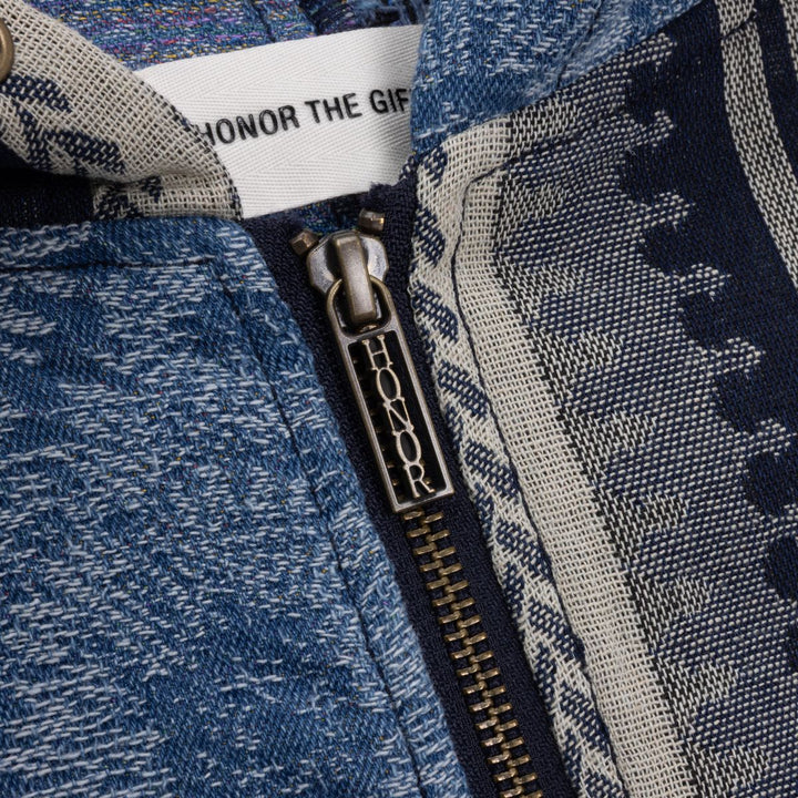 Honor The Gift Indigo Tapestry Hoodie - Indigo