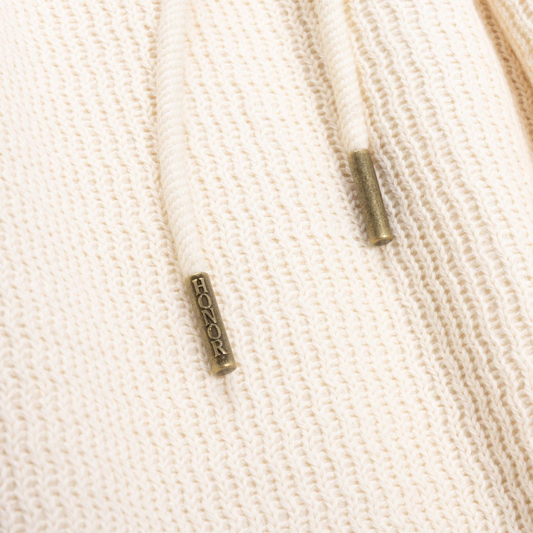 Honor The Gift  Wavy Knit Pant - Bone