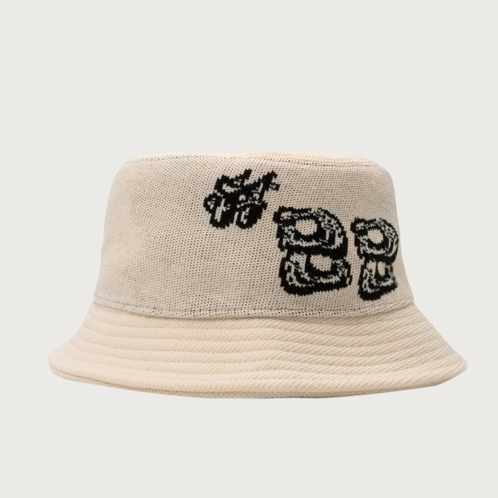 Honor The Gift #88 Jacquard Bucket Hat - Bone