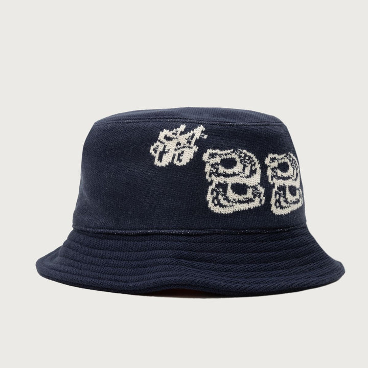 Honor The Gift #88 Jacquard Bucket Hat - Navy