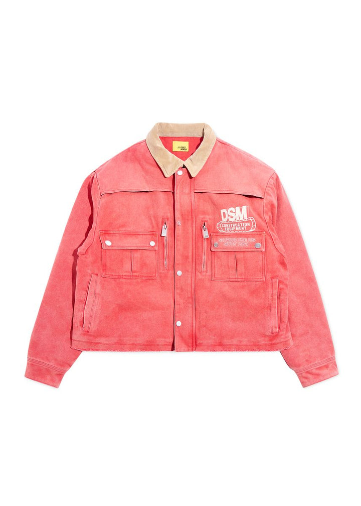 Diet Starts Monday Construction Hopkins Jacket - Washed Red/Pink