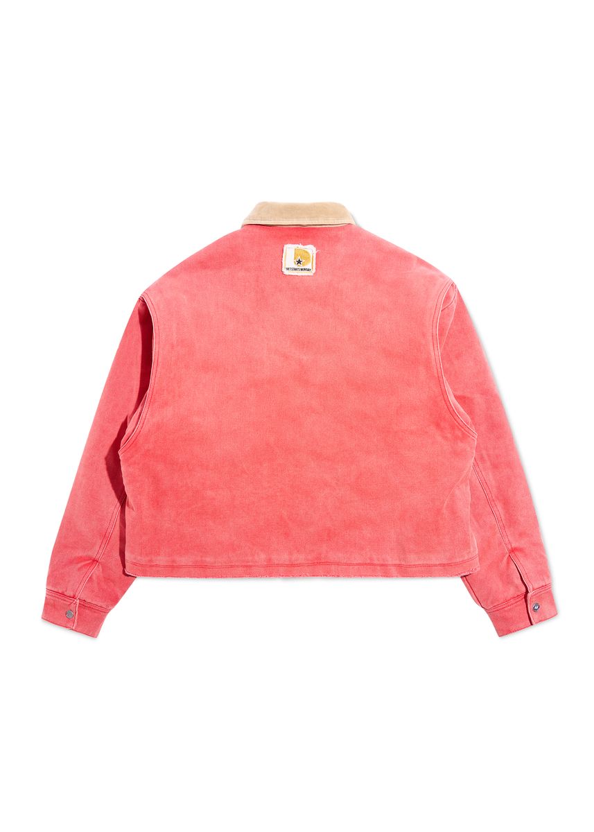 Diet Starts Monday Construction Hopkins Jacket - Washed Red/Pink