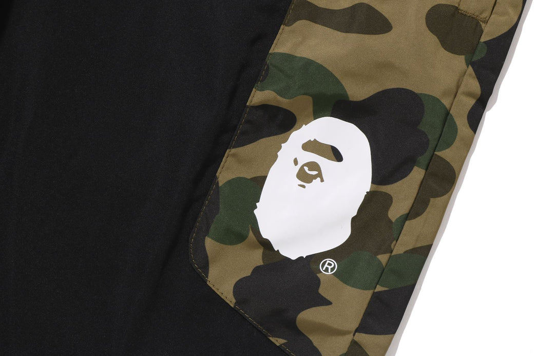 BAPE 1ST CAMO RELAXED FIT TRACK PANTS M GREEN
