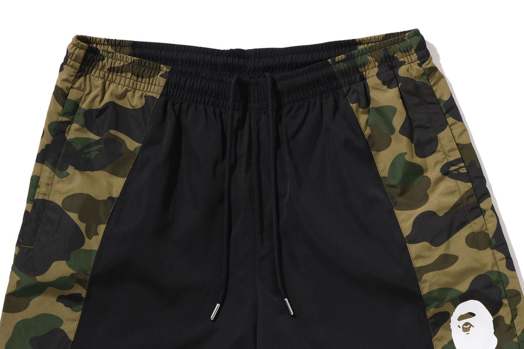 BAPE 1ST CAMO RELAXED FIT TRACK PANTS M GREEN
