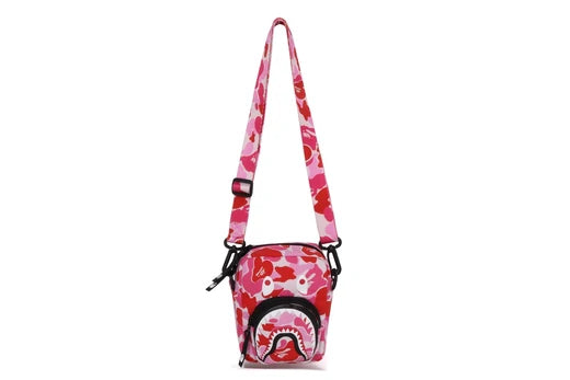 BAPE ABC CAMO SHARK MINI BAG M PINK