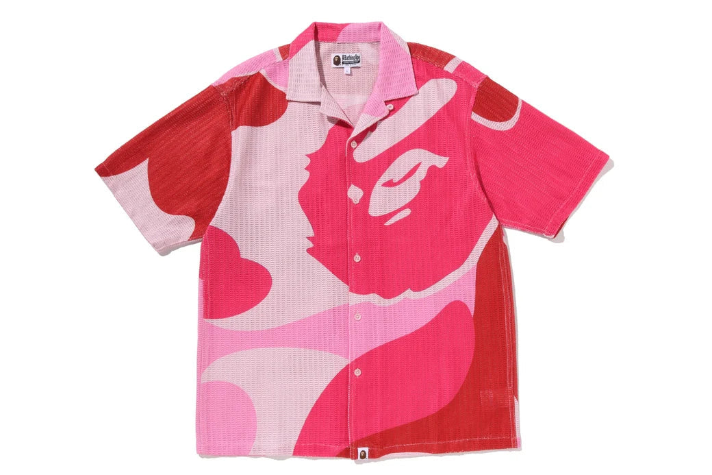 BAPE COLOR CAMO WARM UP SS SHIRT M PINK