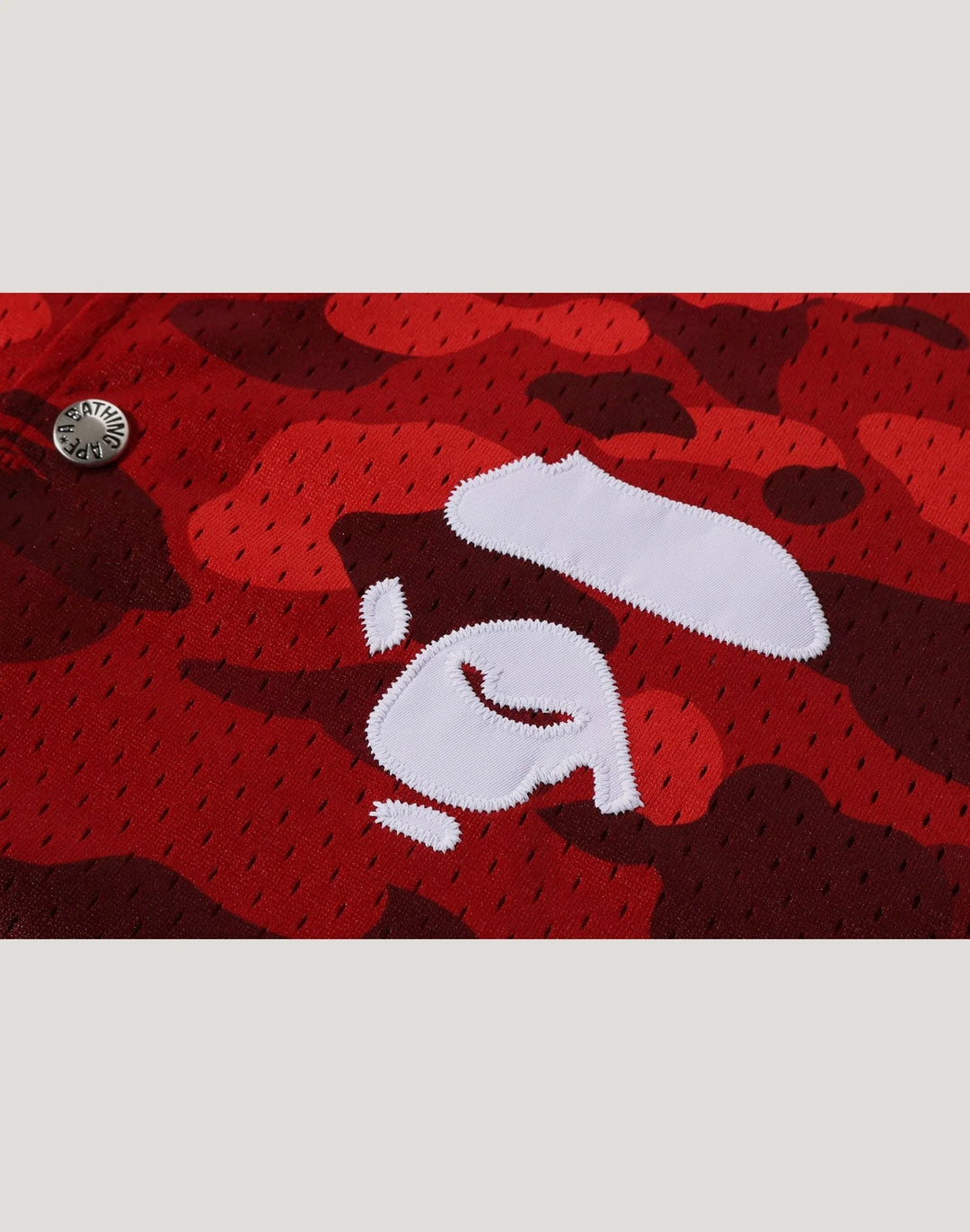 BAPE COLOR CAMO WARM UP SS SHIRT M RED