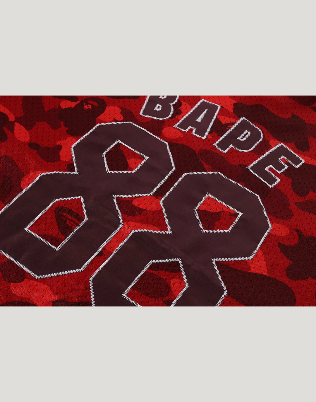 BAPE COLOR CAMO WARM UP SS SHIRT M RED