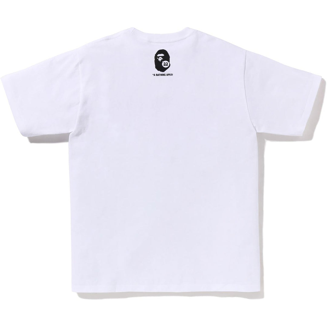 BAPE A BATHING APE 33RD ANNIV. APE HEAD TEE M White