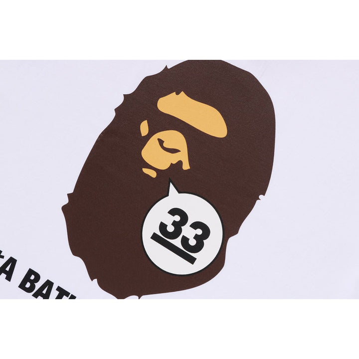 BAPE A BATHING APE 33RD ANNIV. APE HEAD TEE M White