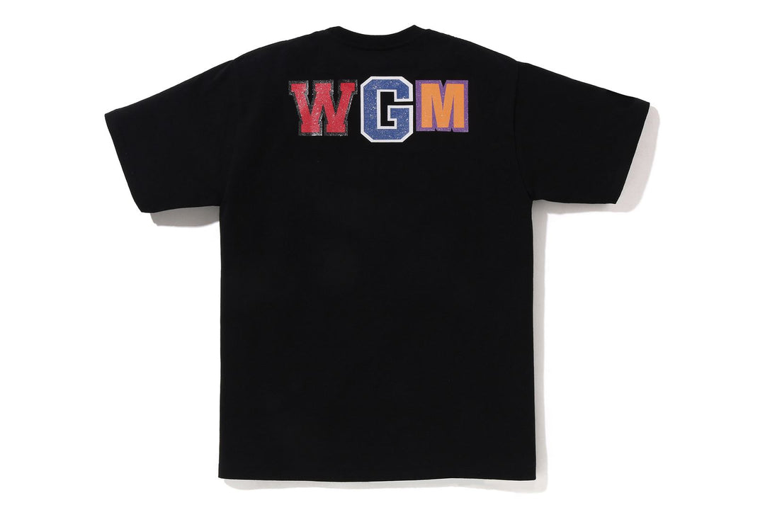 BAPE GLITTER SHARK TEE M BLACK