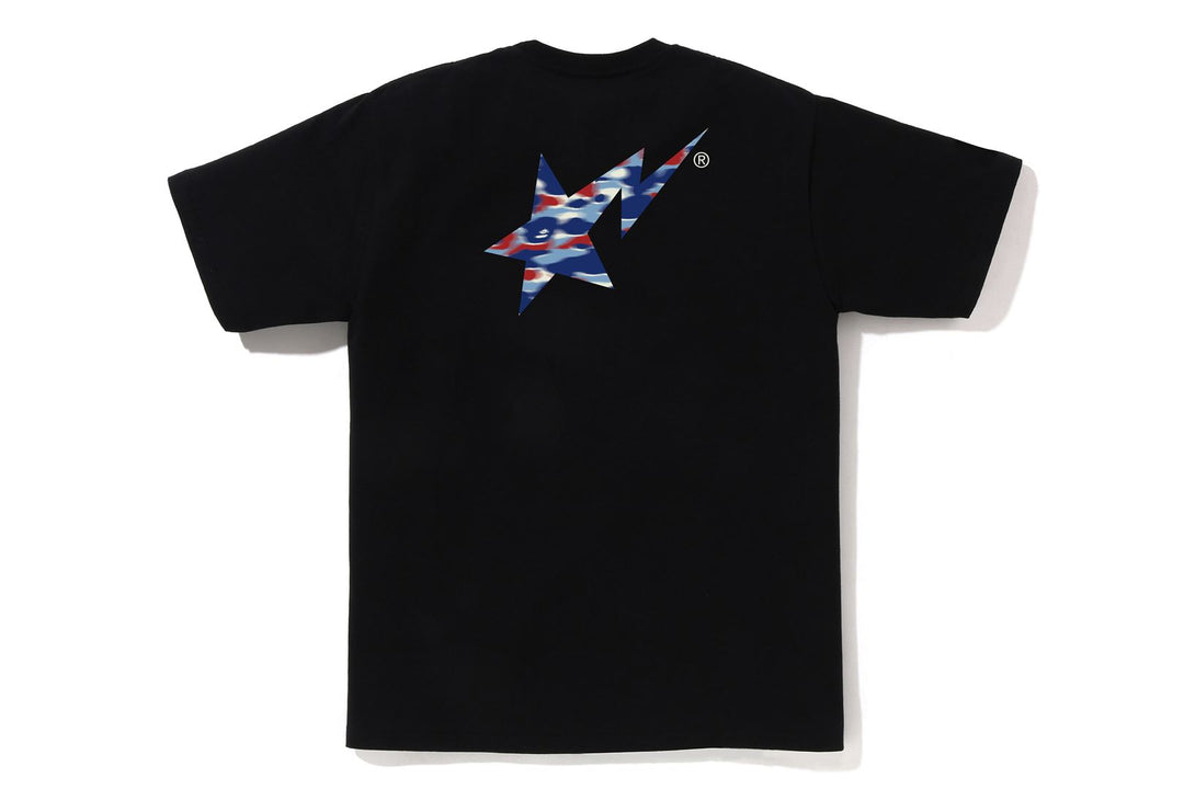 BAPE SCREEN CAMO BAPE STA TEE M BLACK