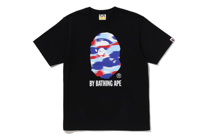 BAPE SCREEN CAMO BY BATHING APE TEE M BLACK