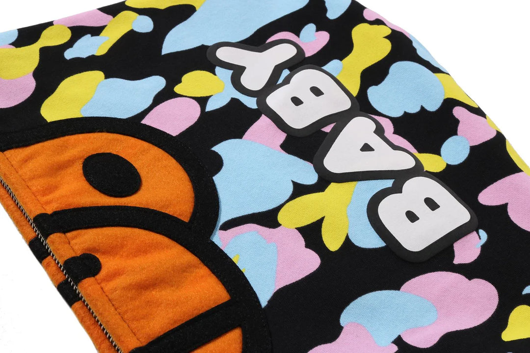 BAPE NEW MULTI CAMO BABY MILO REGULAR FIT FUL BLACK