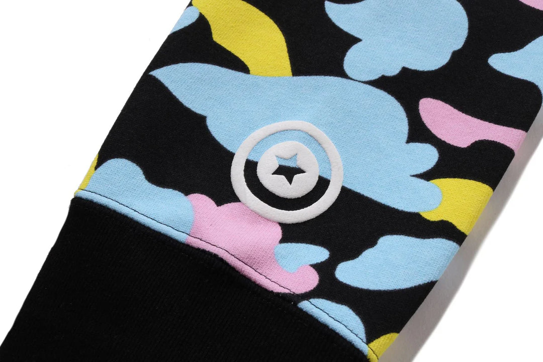 BAPE NEW MULTI CAMO BABY MILO REGULAR FIT FUL BLACK