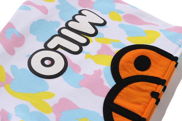 BAPE NEW MULTI CAMO BABY MILO REGULAR FIT FUL WHITE