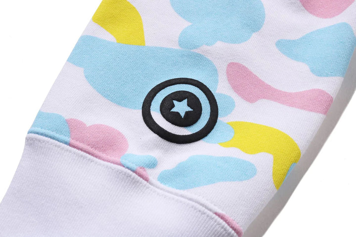 BAPE NEW MULTI CAMO BABY MILO REGULAR FIT FUL WHITE