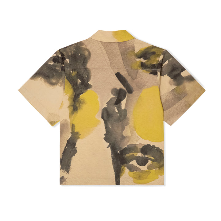 KidSuper Studios Watercolor Face Camp Shirt - Multi