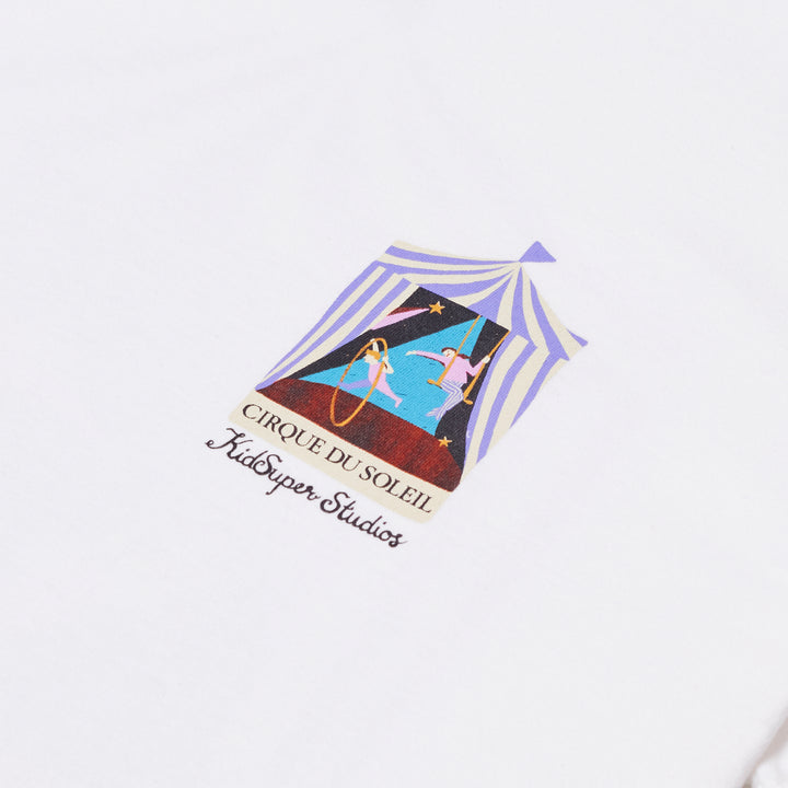 KidSuper Studios Cirque du soleil Flag tee - White