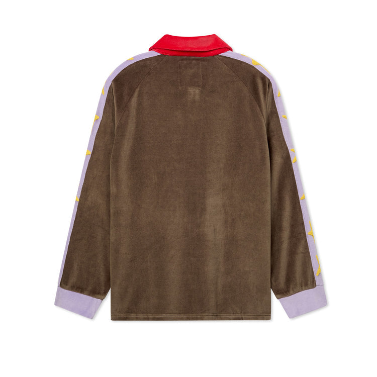 KidSuper Patches Velour Stars Rugby - Brown