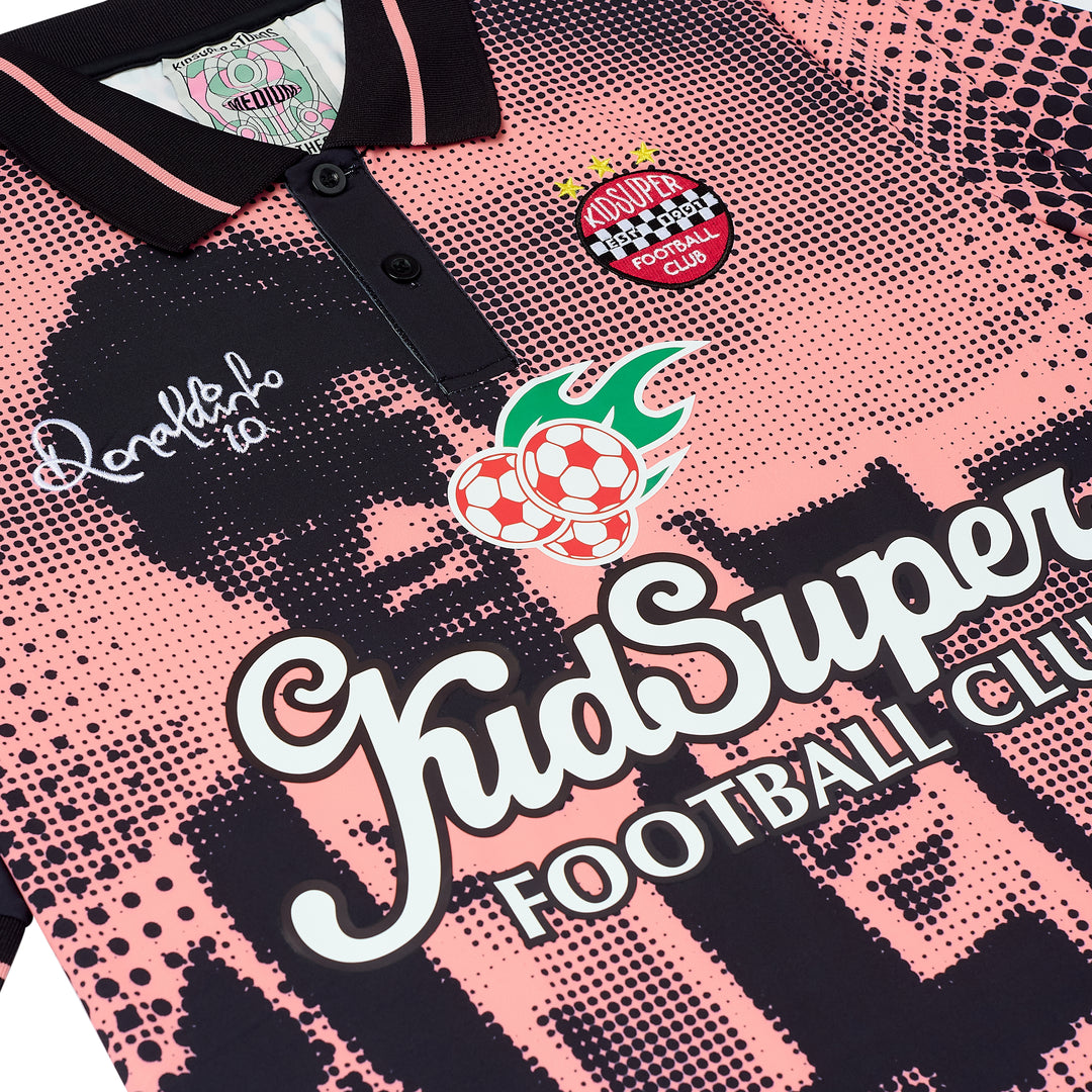 KidSuper Studios KidSuper x Ronaldinho Soccer Jersey - Black/Red