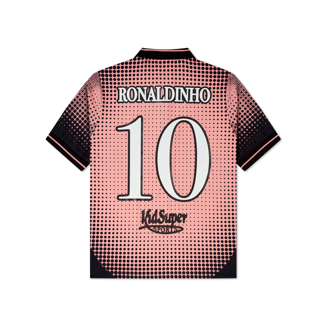 KidSuper Studios KidSuper x Ronaldinho Soccer Jersey - Black/Red