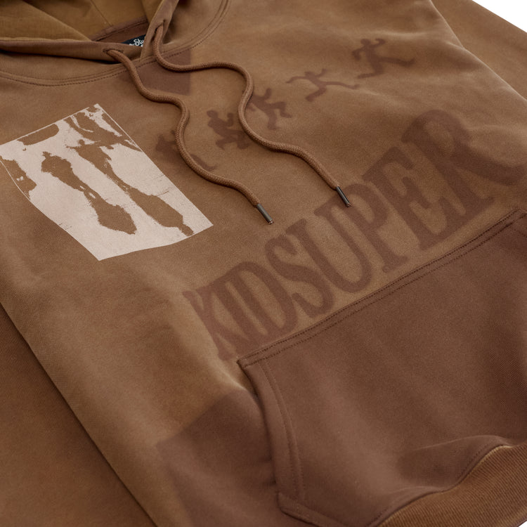 KidSuper Studios Sun Faded Hoodie - Brown
