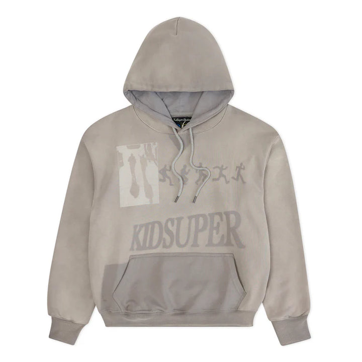 KidSuper Studios Sun Faded Hoodie - Grey