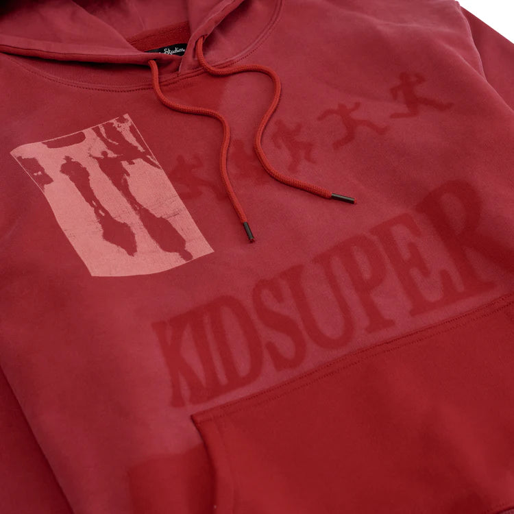 KidSuper Studios Sun Faded Hoodie - Red