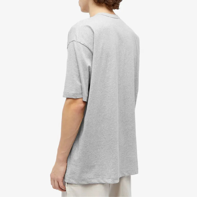 Comme des Garçons SHIRT x Lacoste Large Croc Logo T-Shirt - Top Grey & Gold