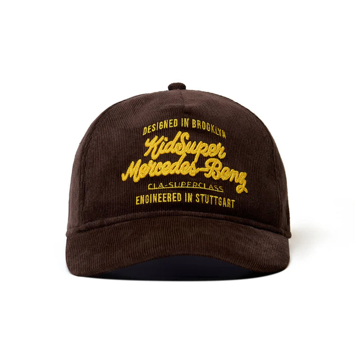KidSuper x Mercedes Benz Chainstitch Hat - Brown