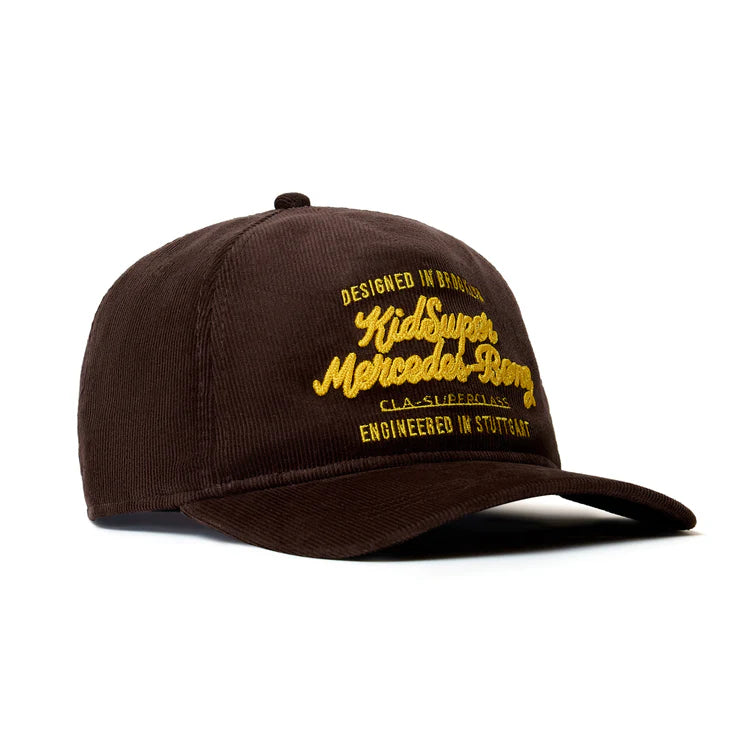 KidSuper x Mercedes Benz Chainstitch Hat - Brown