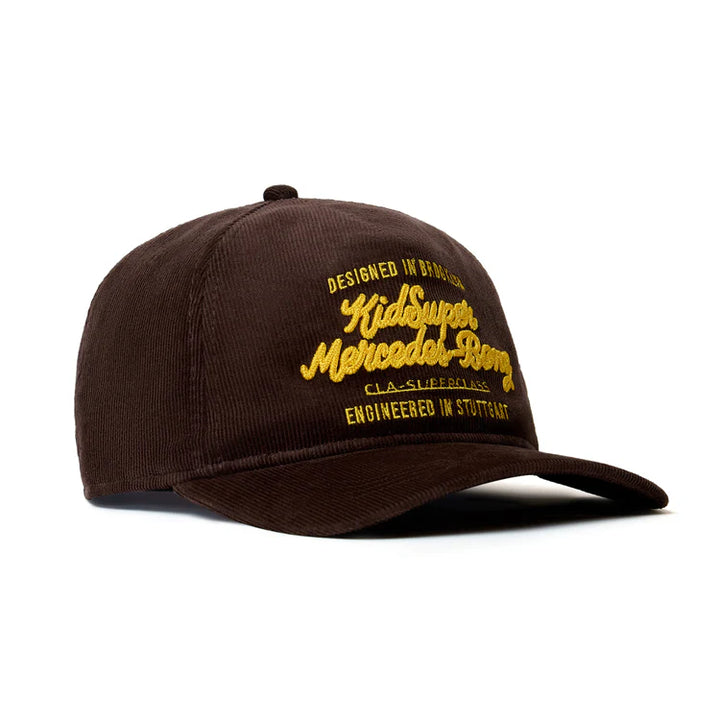 KidSuper x Mercedes Benz Chainstitch Hat - Brown