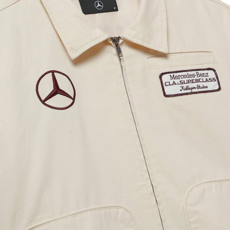 KidSuper x Mercedes Benz Work Jacket - Cream