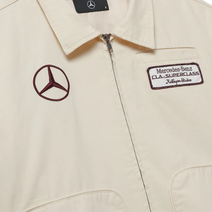 KidSuper x Mercedes Benz Work Jacket - Cream