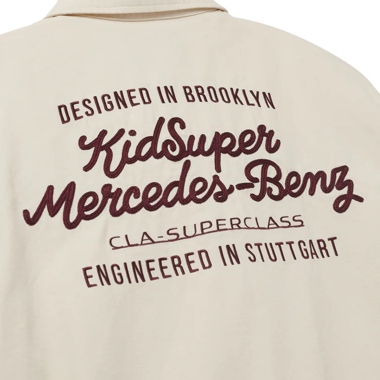 KidSuper x Mercedes Benz Work Jacket - Cream