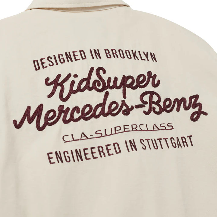 KidSuper x Mercedes Benz Work Jacket - Cream