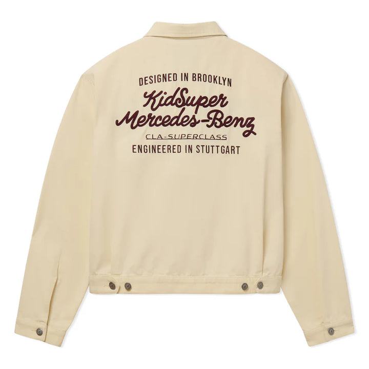 KidSuper x Mercedes Benz Work Jacket - Cream