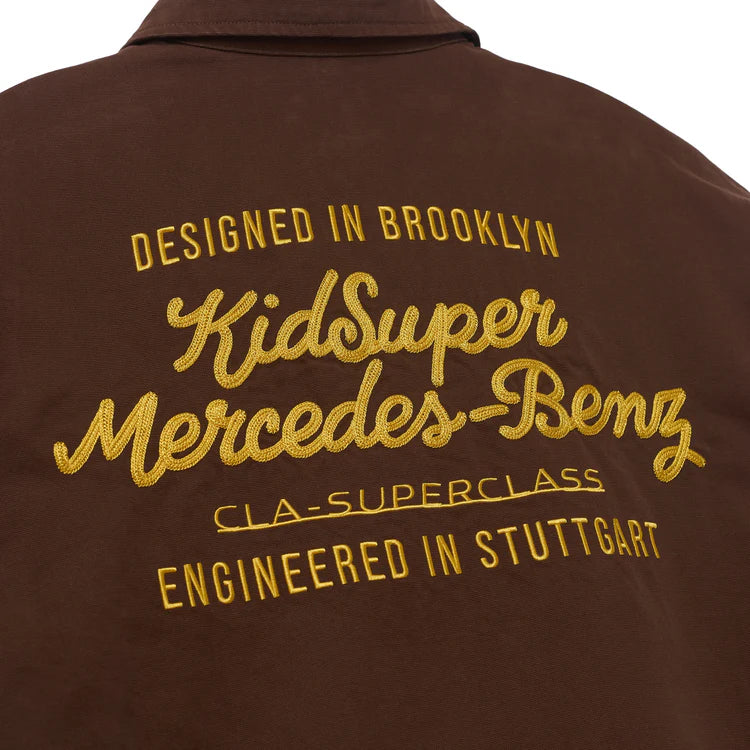 KidSuper x Mercedes Benz Work Jacket - Brown