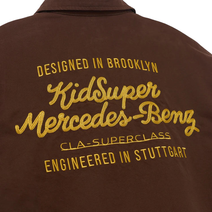 KidSuper x Mercedes Benz Work Jacket - Brown