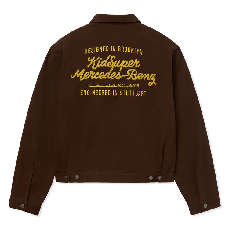 KidSuper x Mercedes Benz Work Jacket - Brown