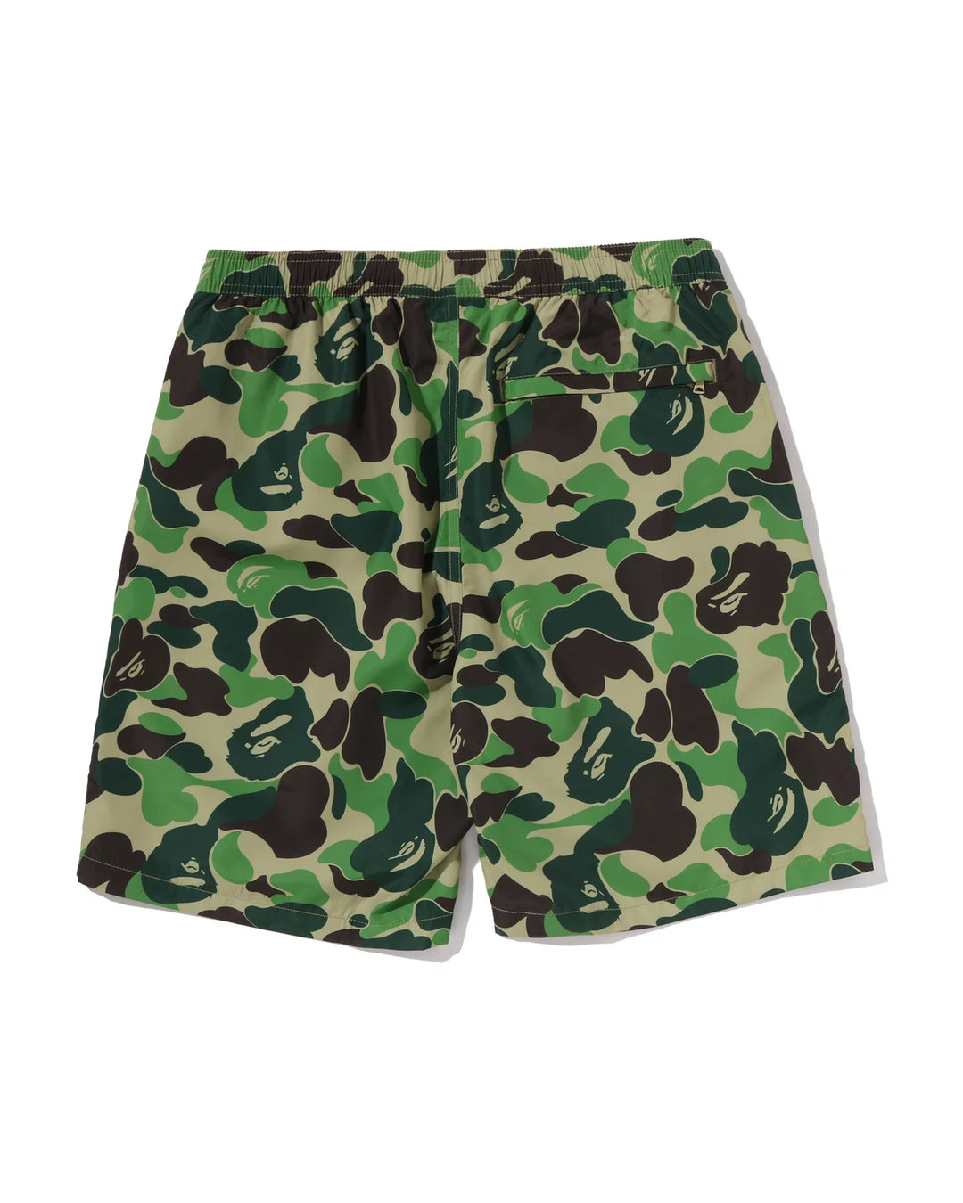 BAPE ABC CAMO APE HEAD ONE POINT BEACH SHORTS M GREEN