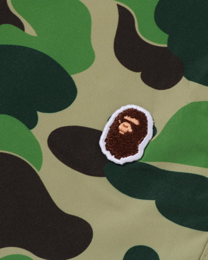 BAPE ABC CAMO APE HEAD ONE POINT BEACH SHORTS M GREEN