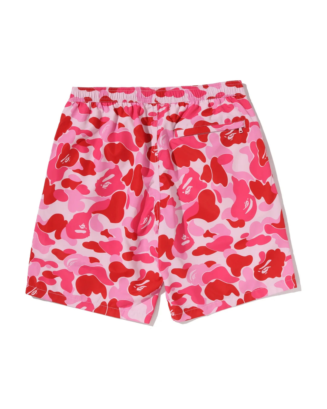 BAPE ABC CAMO APE HEAD ONE POINT BEACH SHORTS M PINK