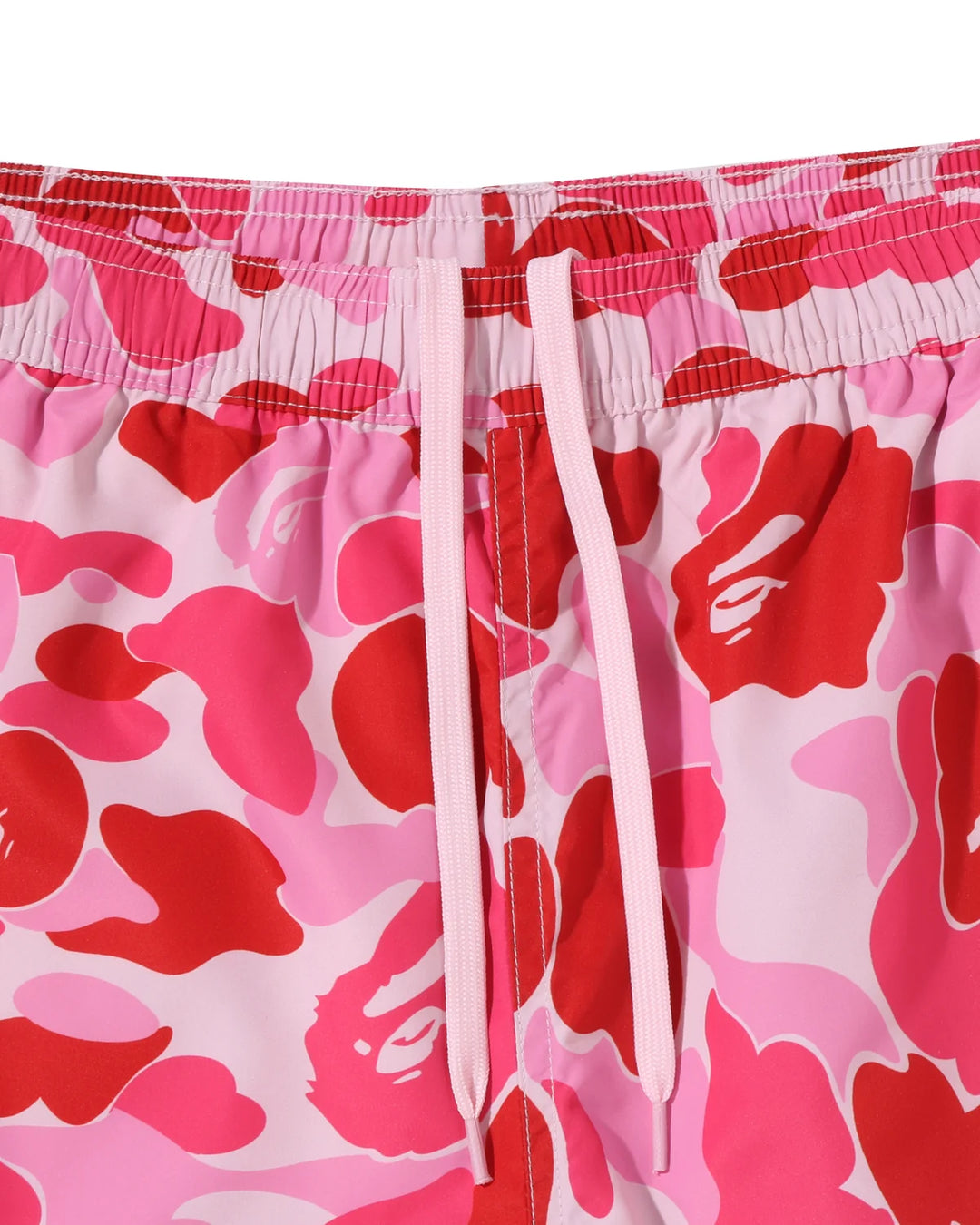 BAPE ABC CAMO APE HEAD ONE POINT BEACH SHORTS M PINK